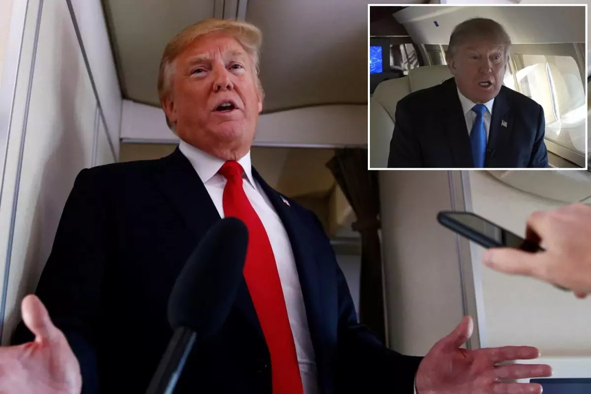 Trump ölümden döndü! Başkanlık uçağı az daha yolcu uçağıyla çarpışıyordu