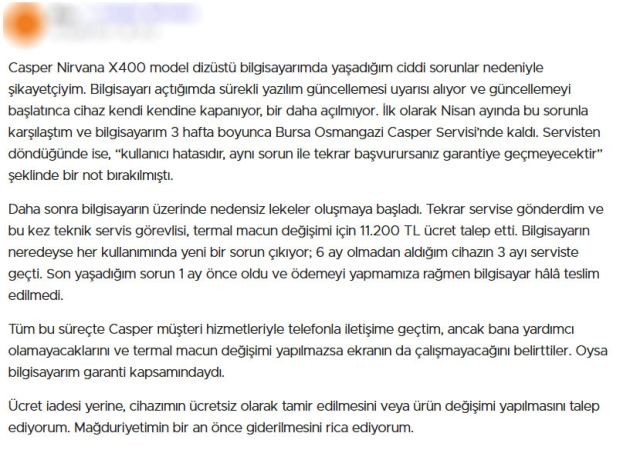 Ünlü markanın kullanıcılarından şikayet yağıyor: Bilgisayarımı servisten kullanılamaz halde aldım