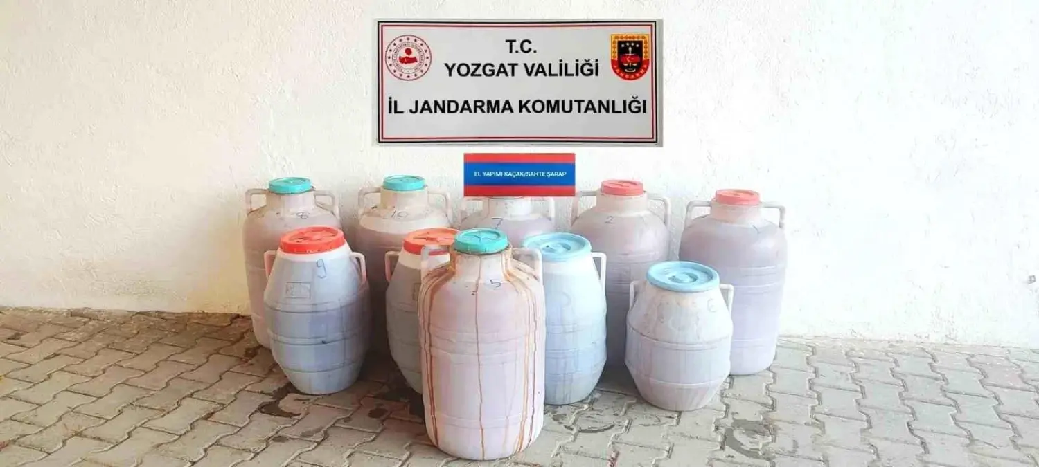 Yozgat'ta 471 Litre Kaçak İçki Ele Geçirildi