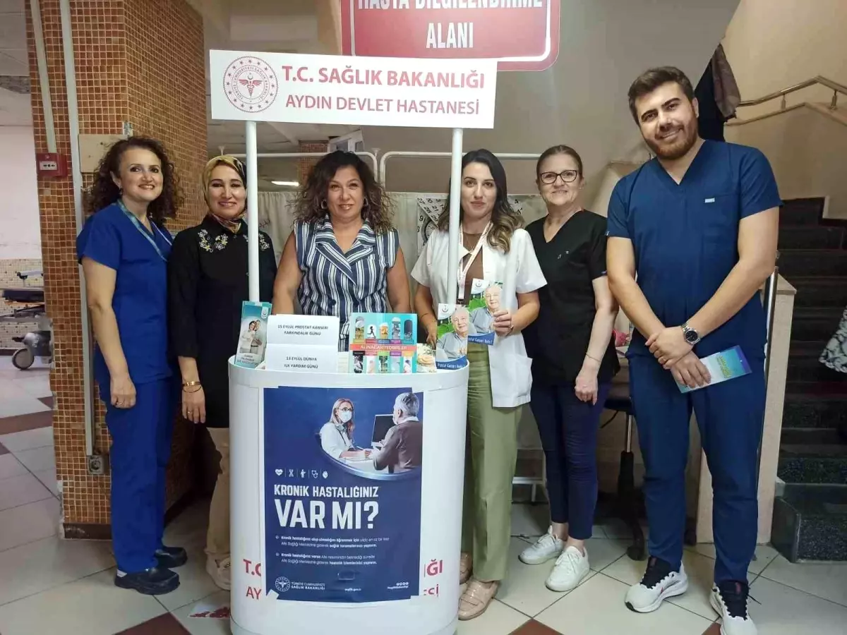 Aydın Devlet Hastanesi'nde Prostat Kanseri Farkındalık Günü Etkinliği
