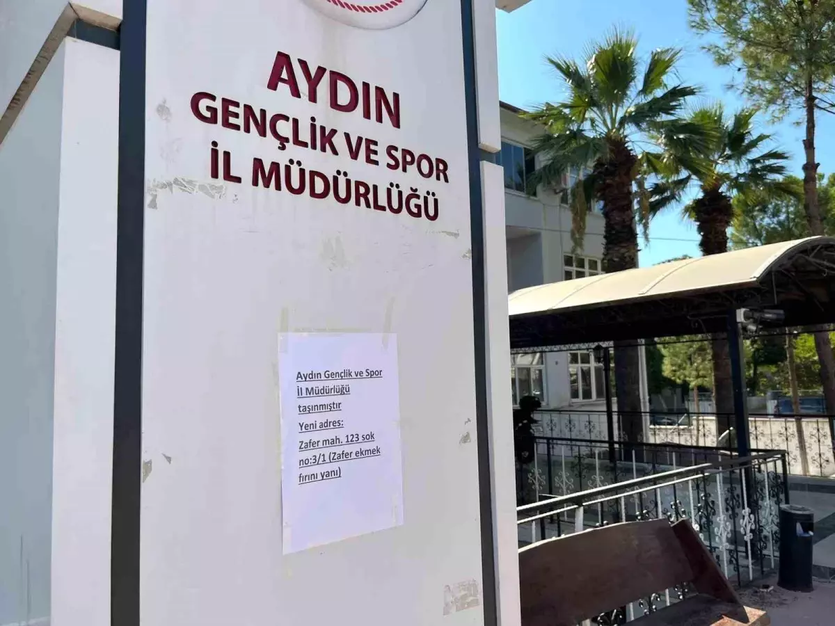 Aydın İl Gençlik ve Spor Müdürlüğü Taşındı