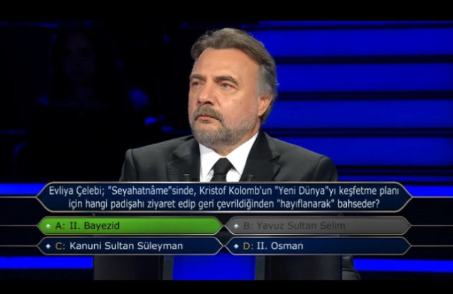 Evliya Çelebi; 'Seyahatnâme'sinde, Kristof Kolomb'un 'Yeni Dünya'yı keşfetme planı için hangi padişahı ziyaret edip geri çevrildiğinden ' ...
