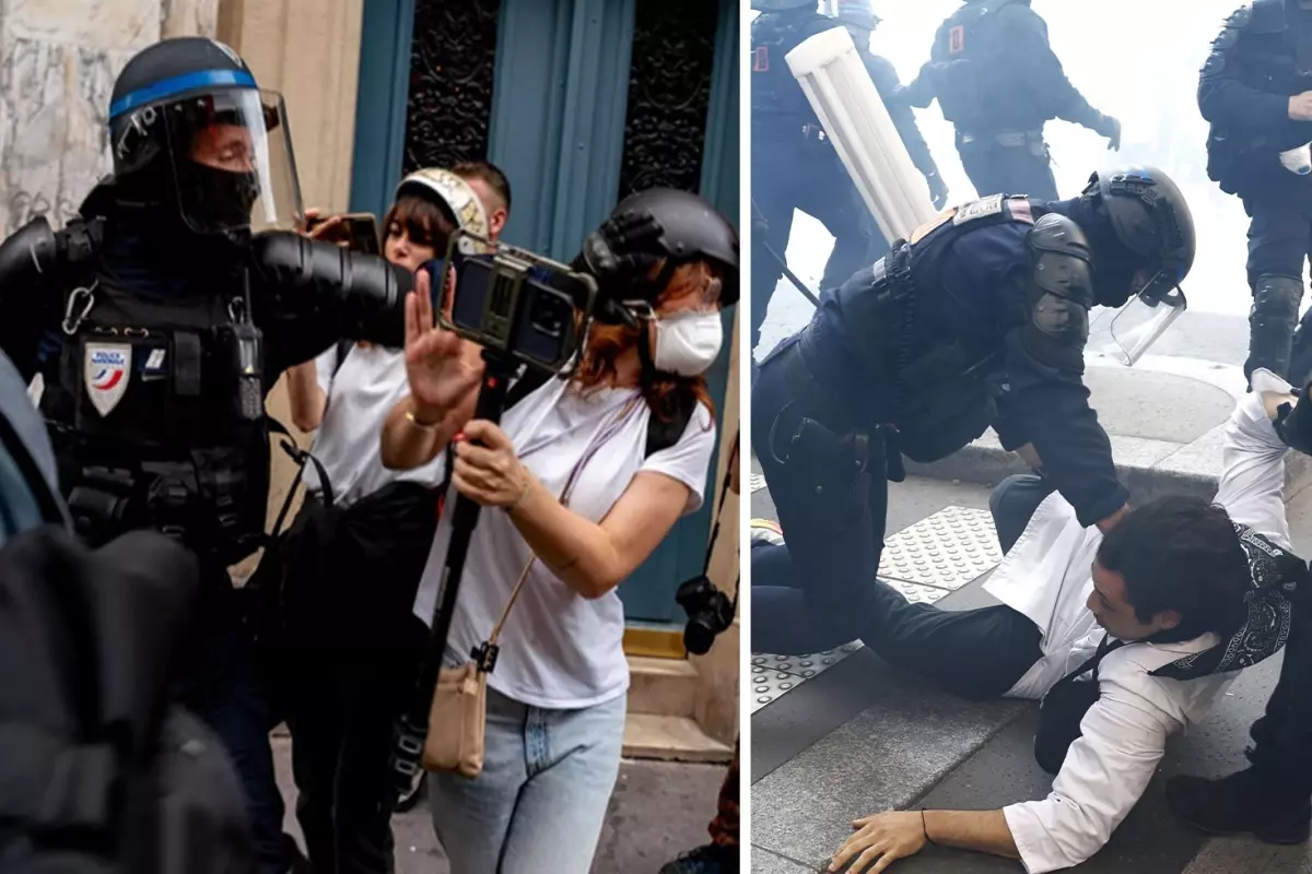 'Kemer sıkma' protestoları Fransa'yı savaş alanına çevirdi: 181 gözaltı, 18 yaralı