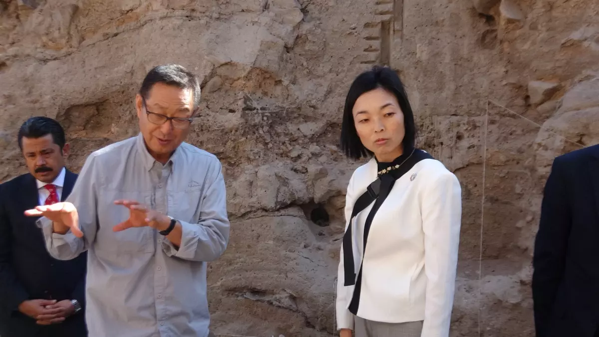 Japon Prenses Akiko Mikasa Kırşehir'de Arkeoloji Enstitüsü'nü Ziyaret Etti
