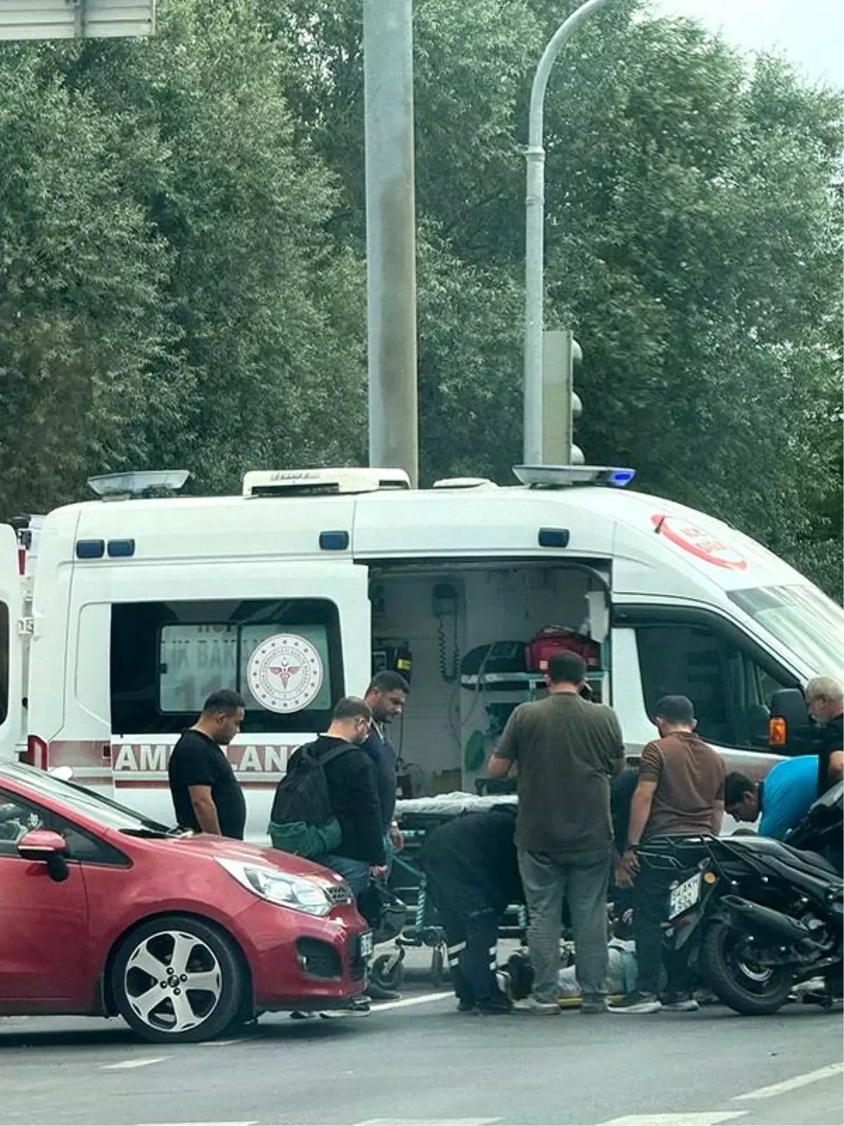 Sakarya'da Motosiklet Kazası: 1 Yaralı