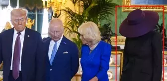 Kraliyet törenine Melania Trump'ın mor şapkalı tarzı damga vurdu