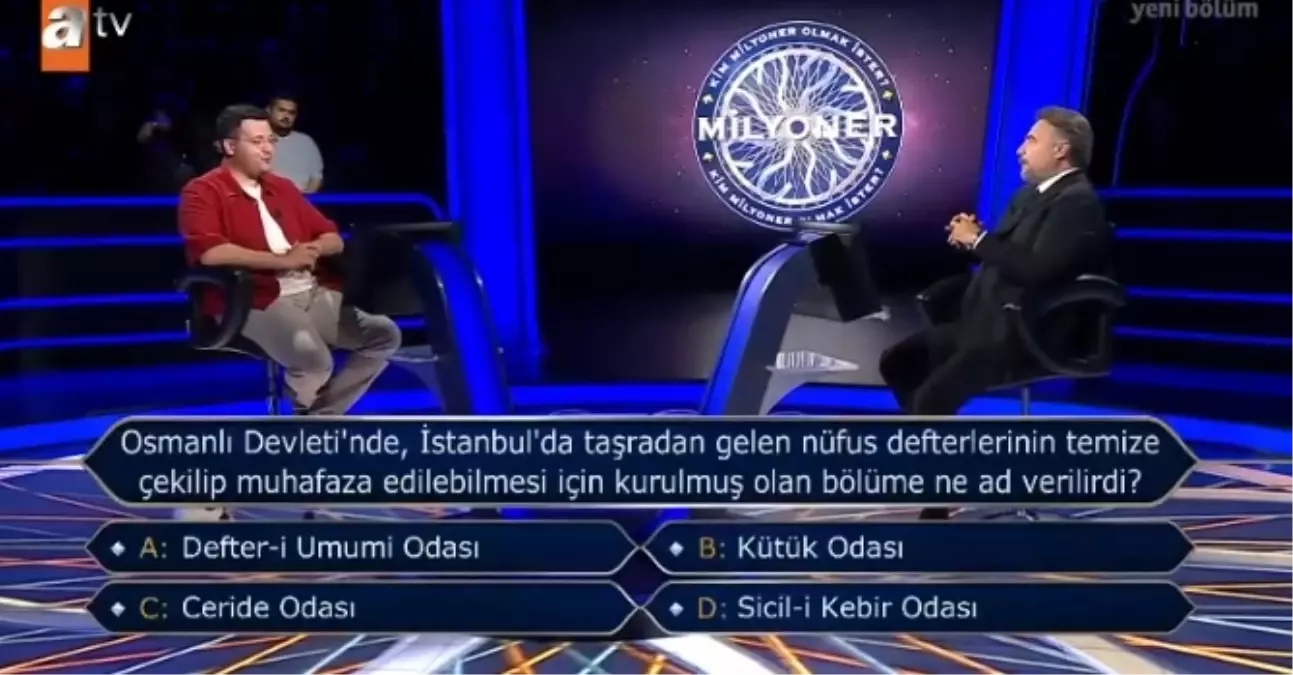Osmanlı Devleti'nde, İstanbul'da taşradan gelen nüfus defterlerinin temize çekilip muhafaza edilebilmesi için kurulmuş olan bölüme ne ad verilirdi?