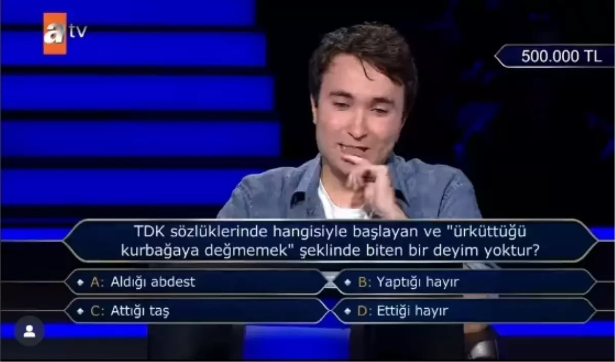 TDK sözlüklerinde hangisiyle başlayan ve 'ürküttüğü kurbağaya değmemek' şeklinde biten bir deyim yoktur?