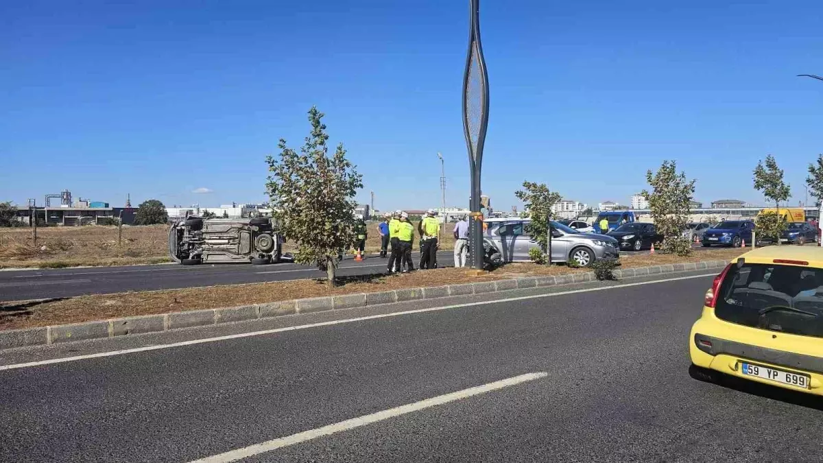 Tekirdağ'da Trafik Kazası: 2 Yaralı