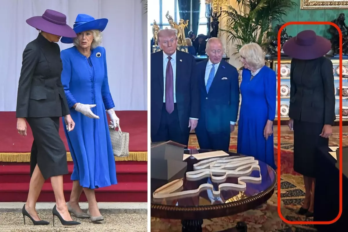 Kraliyet törenine damgasını vurdu! First Lady'yi tanıyabilene aşk olsun