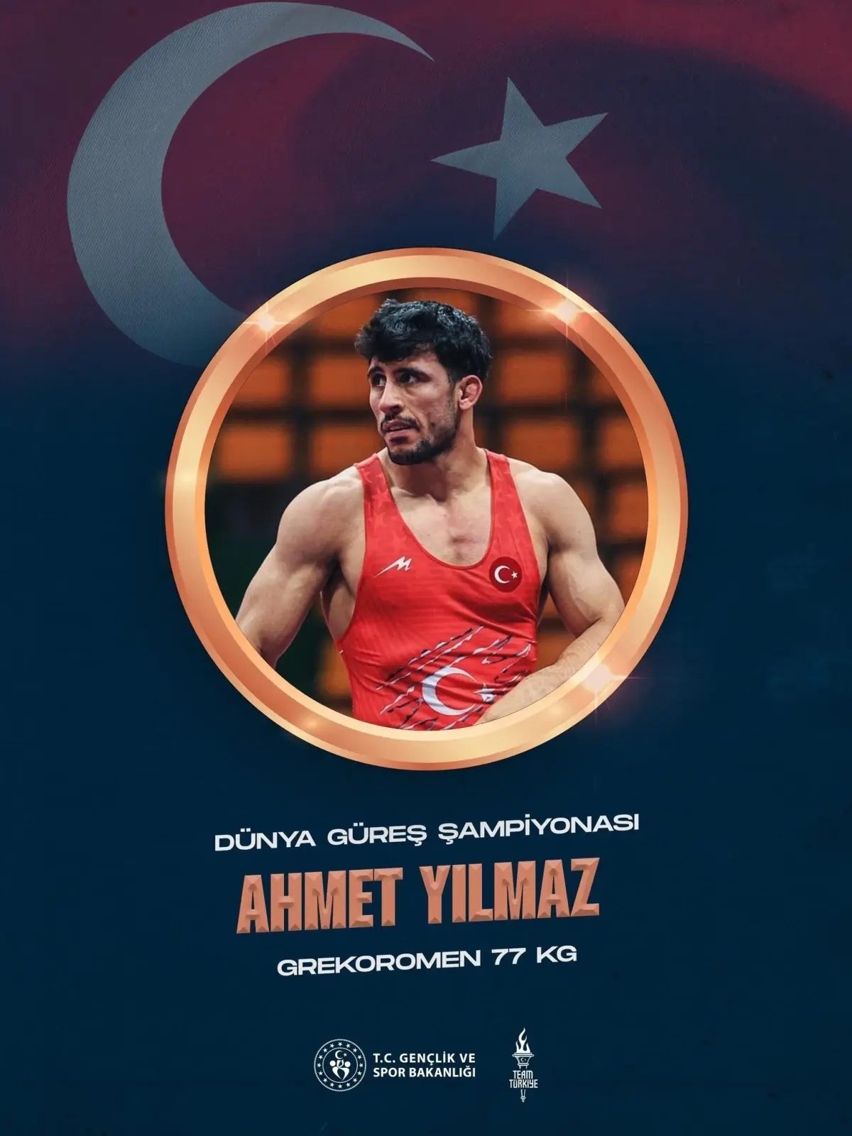 Ahmet Yılmaz Dünya Güreş Şampiyonası'nda Bronz Madalya Kazandı
