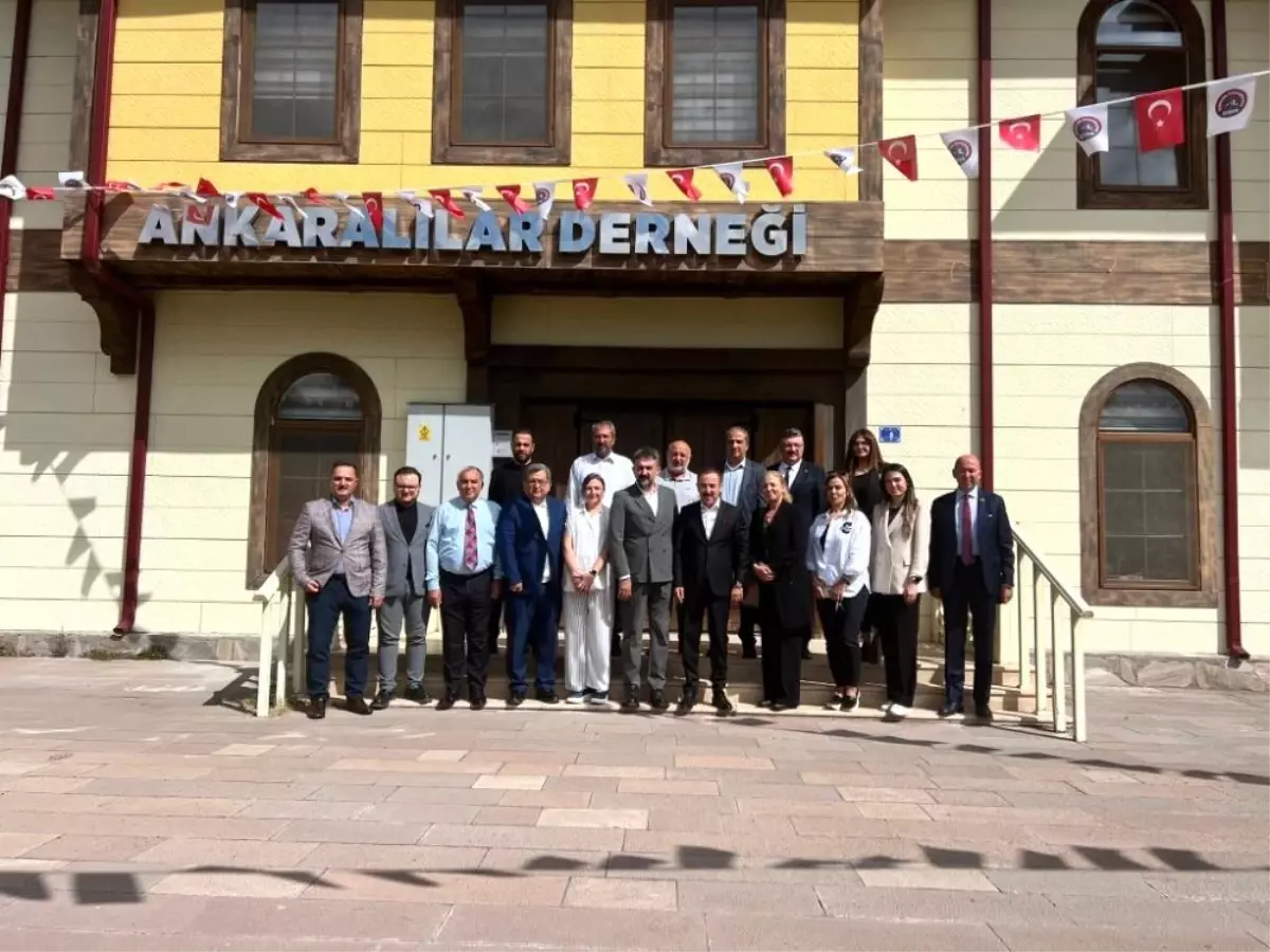 Ankara Kent Konseyi Başkanı Yılmaz, AHİD Genel Başkanı Yaman'ı Ziyaret Etti