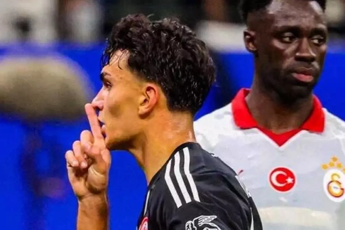 Galatasaray'a gol atan Can Uzun'dan ''Sus'' işareti