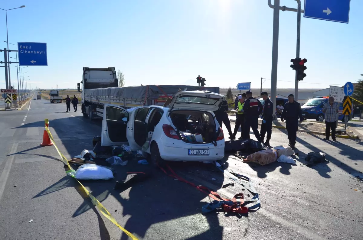 Aksaray'da Trafik Kazası: Bir Ölüm, Bir Yaralı