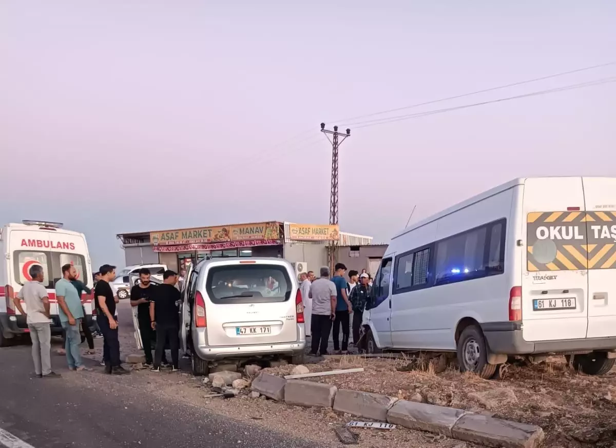 Mardin'de Zincirleme Trafik Kazası: 9 Yaralı