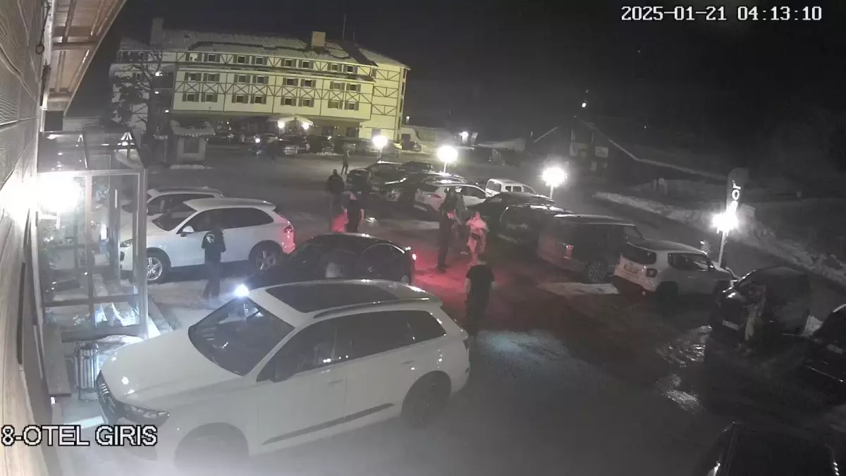 Bolu'daki Grand Kartal Otel Yangınına Dair Yeni Güvenlik Kamerası Görüntüleri Ortaya Çıktı