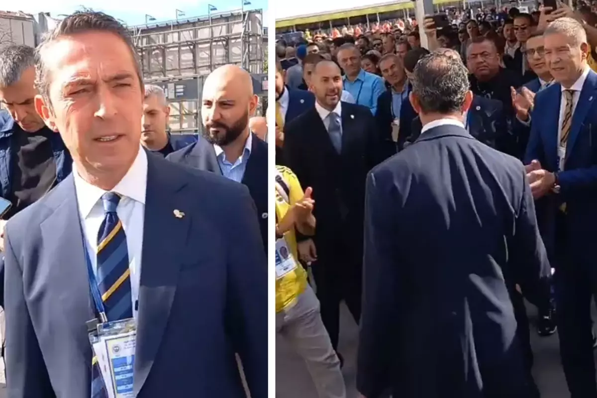 Ali Koç'un genel kurula girerken söyledikleri olay oldu