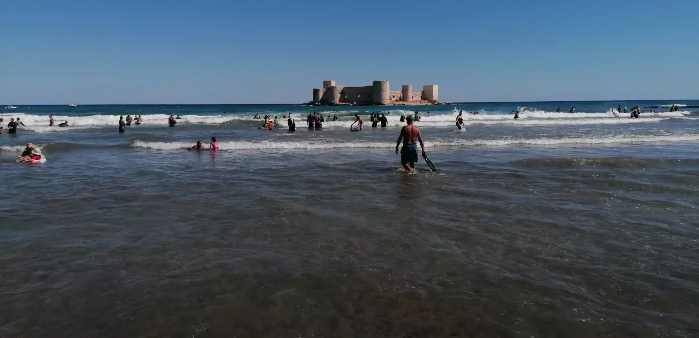 Kızkalesi'nde Eylül Ayında Turist Yoğunluğu