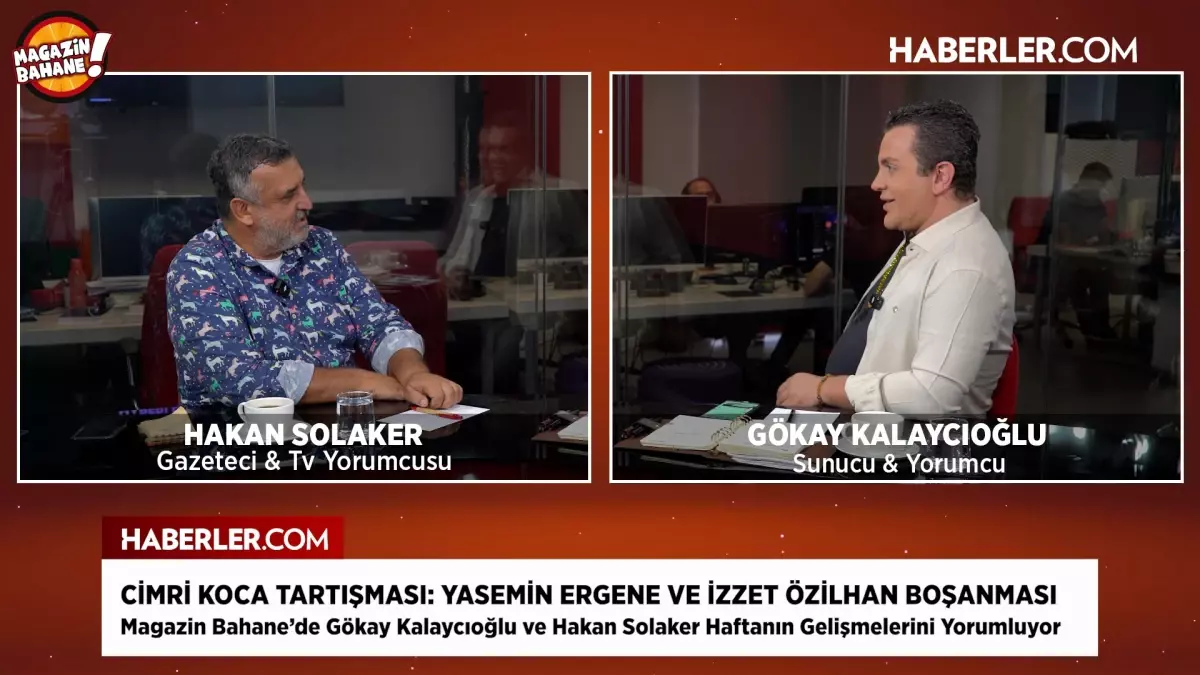 Magazin Bahane'de Yasemin Ergene-İzzet Özilhan boşanması ve perde arkası konuşuldu