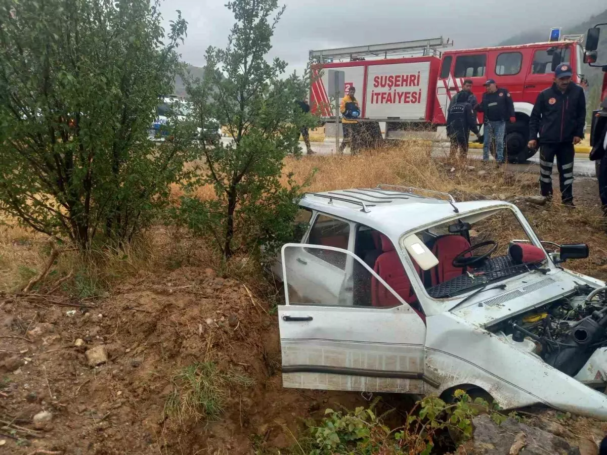 Sivas'ta Kaza: İki Yaralı