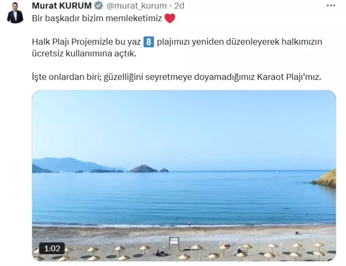 Halk Plajı Projesi ile Ücretsiz Kıyı Erişimi Sağlandı