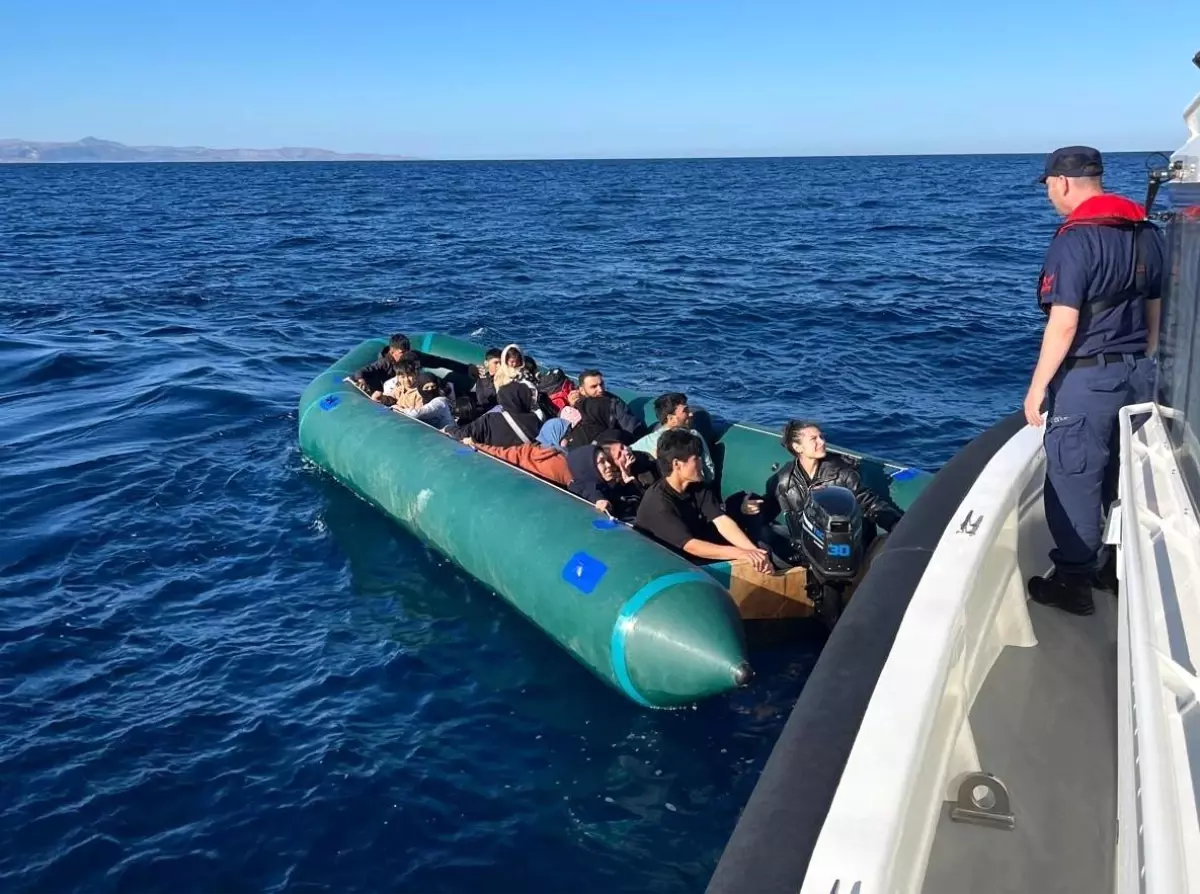 Çanakkale'de 24 Kaçak Göçmen Yakalandı