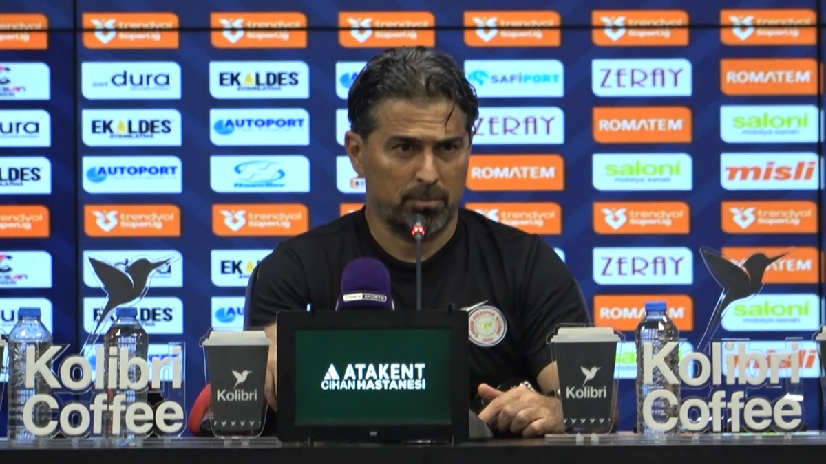 Çaykur Rizespor maçın ardından