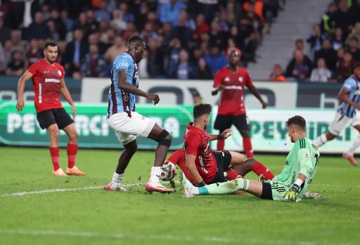 Trabzonspor, Gaziantep FK ile Beraber Kalarak Galibiyet Hasretini 3 Maça Çıkardı