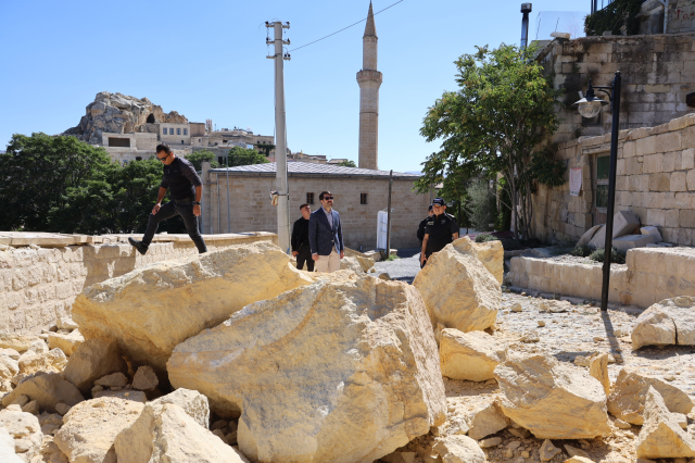 kapadokya da kaya dusmesi 3 ev tahliye edildi 19071386 7788 m