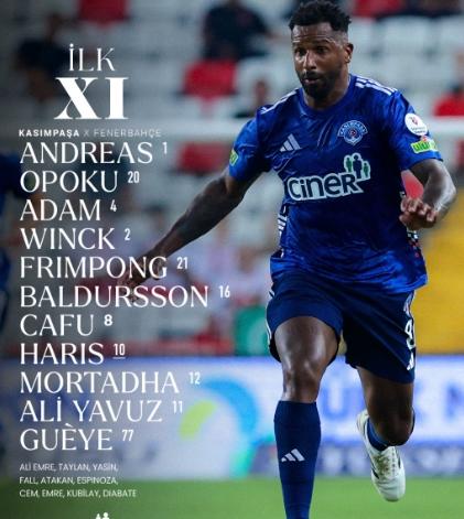 Kasımpaşa Fenerbahçe maç kadrosu, ilk 11'ler belli oldu mu? Fenerbahçe'nin Kasımpaşa maçı 11'i! Kasımpaşa Fenerbahçe maç kadrosu, ilk 11'ler belli oldu mu? Fenerbahçe'nin Kasımpaşa maçı 11'i!