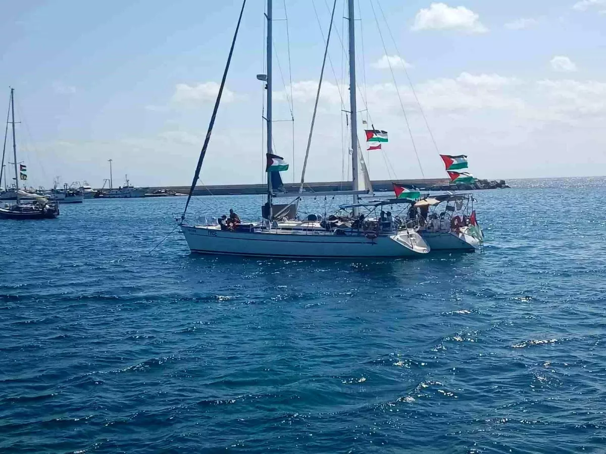 Küresel Sumud Filosu Gazze'ye İlerliyor