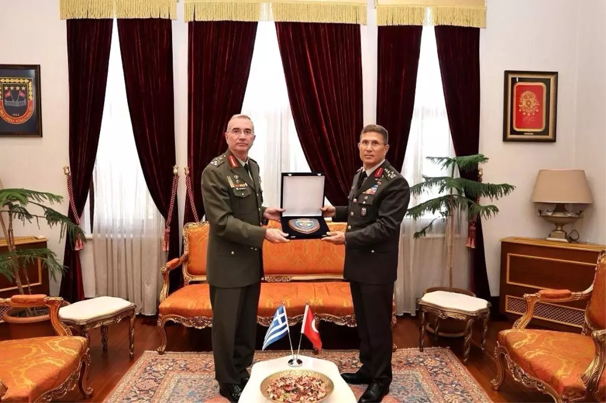 Yunanistan 1. Ordu Komutanı Türkiye'yi Ziyaret Etti