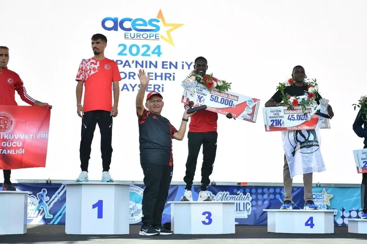 Uluslararası 5'inci Kayseri Yarı Maratonu Sona Erdi