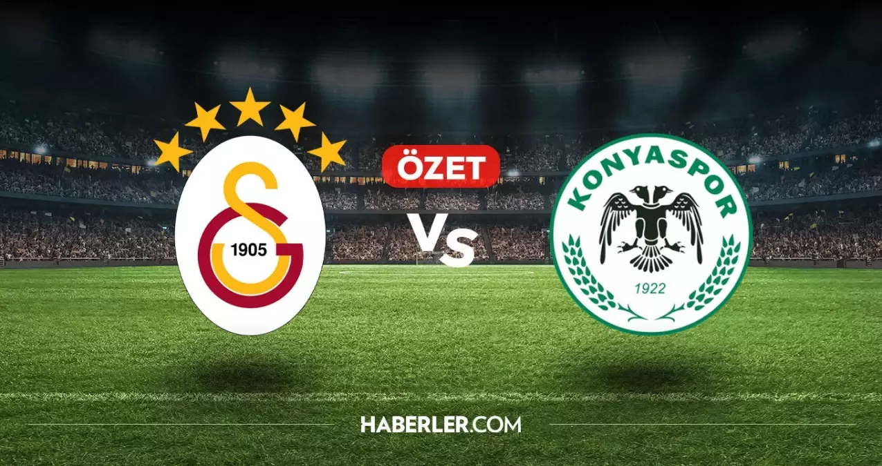 Galatasaray Konyaspor maç özeti ve golleri! (VİDEO) Galatasaray Konyaspor geniş özeti! Golleri kim attı, maç kaç kaç bitti?