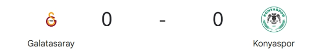 Galatasaray Konyaspor maçı kaç kaç, bitti mi? MAÇ SONUCU! Galatasaray Konyaspor golleri kim attı, canlı maç anlatımı!