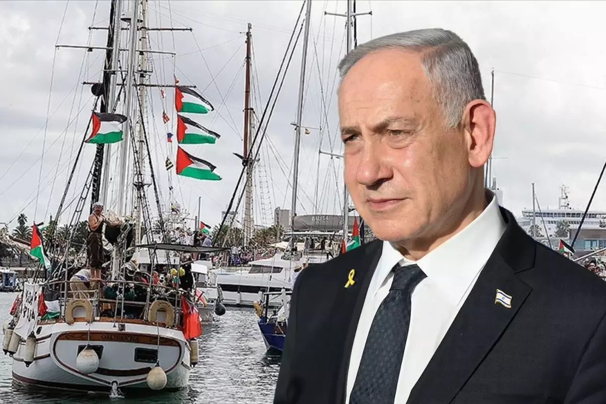 İsrail'den Küresel Sumud Filosu'na tehdit: İzin verilmeyecek