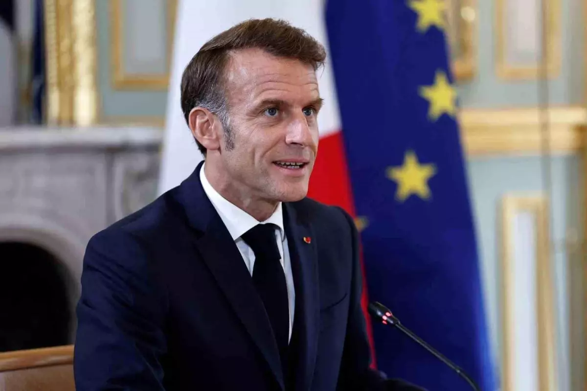 Macron, Filistin Devleti'ni Tanıyacak ve Barsızlık Şartını Vurguladı