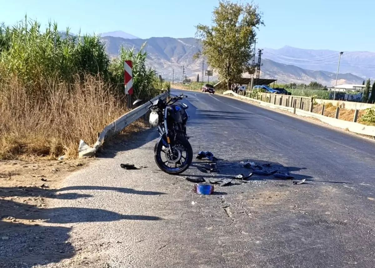 Ödemiş'te Trafik Kazası: Motosiklet Sürücüsü Ağır Yaralı
