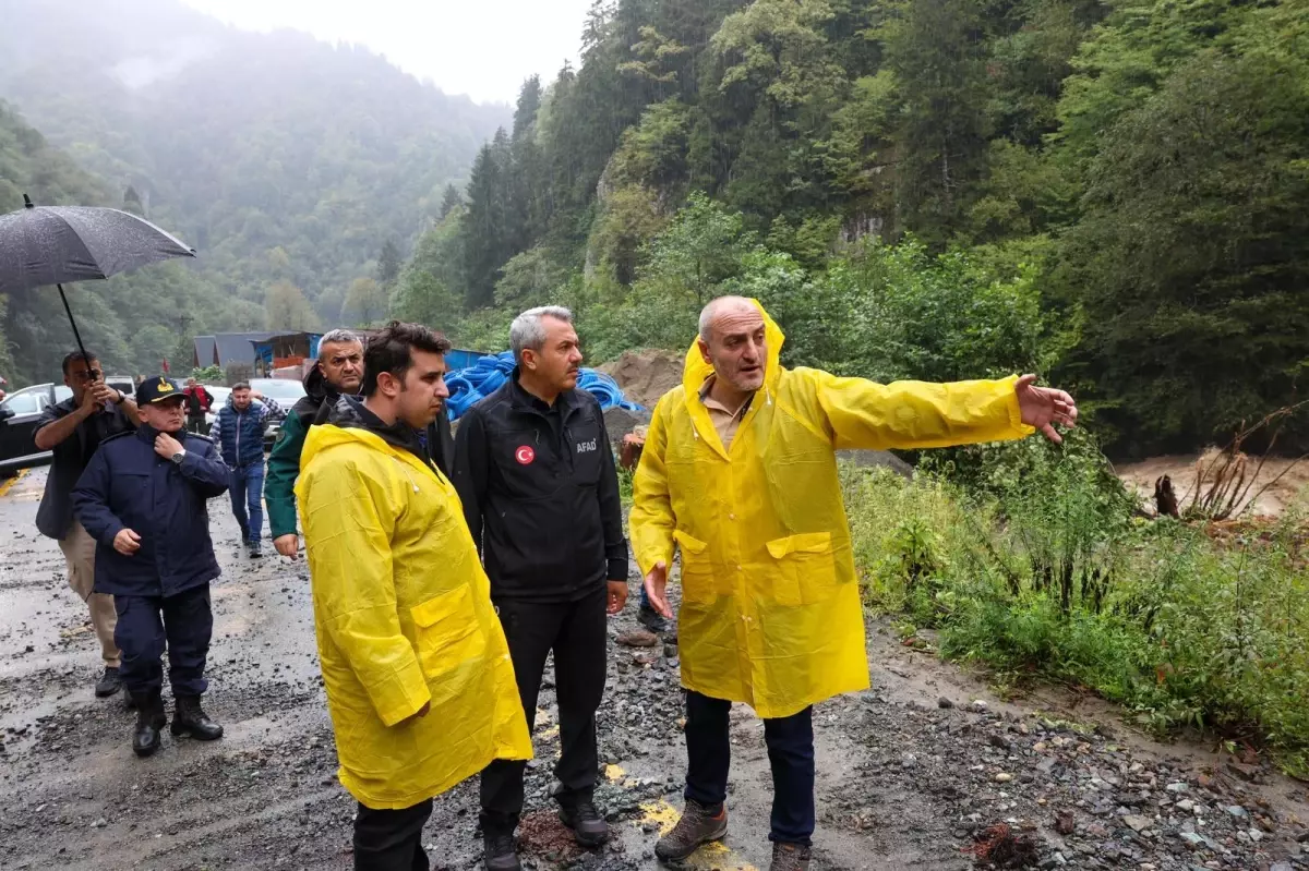 Rize'de Kritik Tahliye ile Olası Felaket Önledi