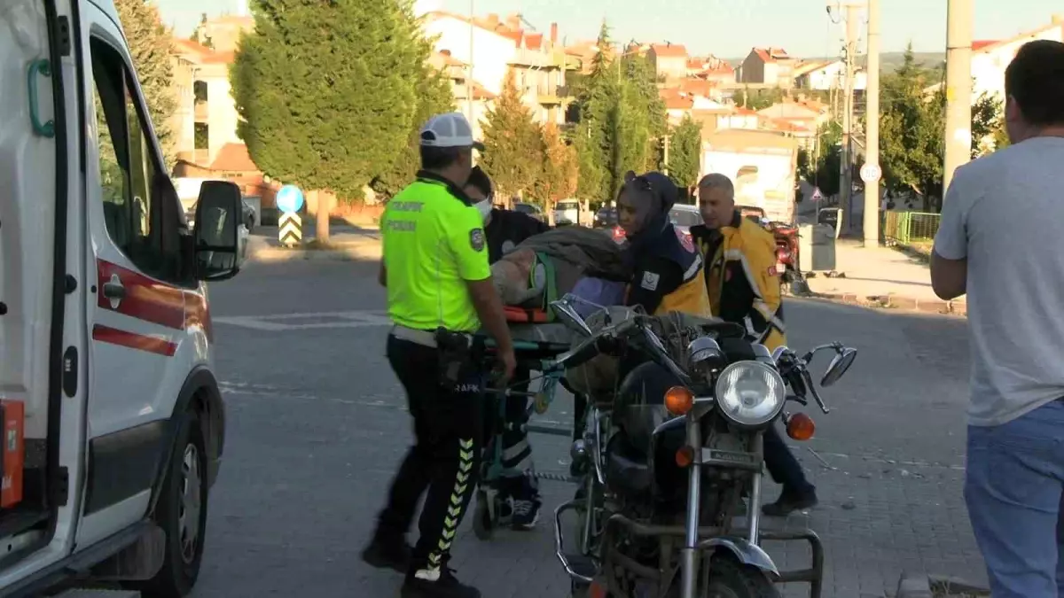 Kütahya'da Trafik Kazası: 1 Yaralı