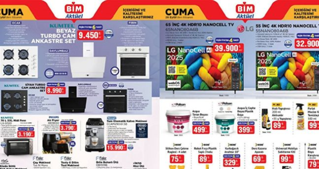 23 Eylül BİM kataloğu 2025: BİM Salı aktüel ürünleri neler? Bu hafta BİM'de hangi ürünler indirimde?