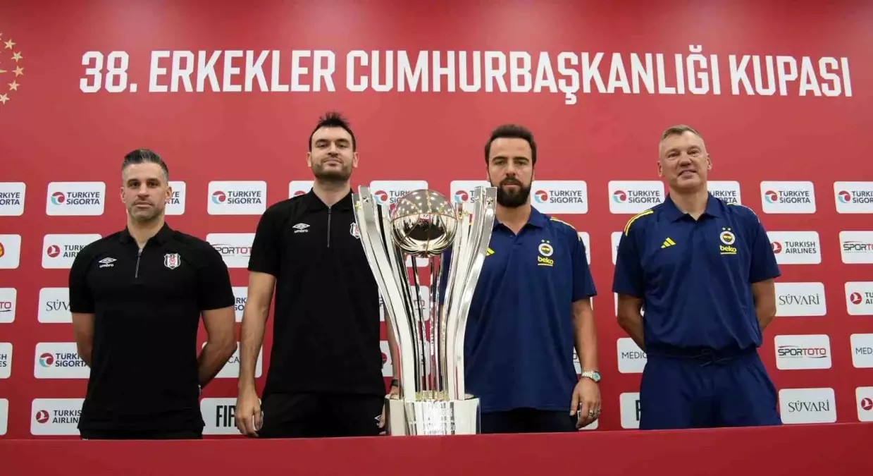 Fenerbahçe ve Beşiktaş, 38. Erkekler Cumhurbaşkanlığı Kupası'nda Karşılaşıyor