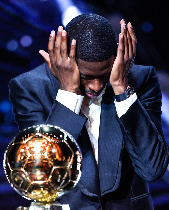 The winner of the Ballon d'Or 2025 is Ousmane Dembele