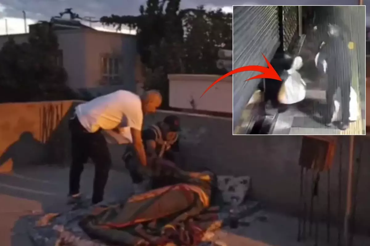 Bir çuval altın çalan zanlılardan biri, damda uyurken yakalandı