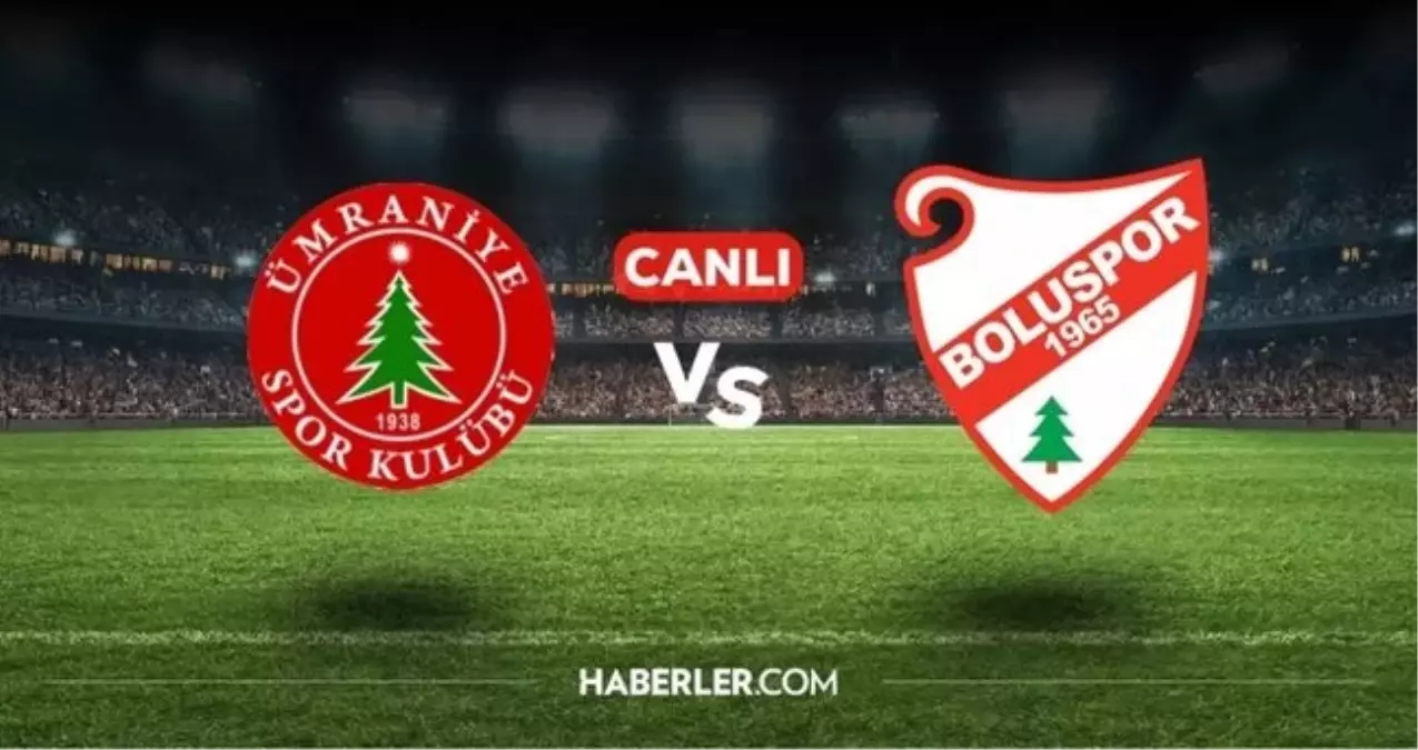 Boluspor - Ümraniyespor maçı canlı şifresiz kesintisiz izle! (MAÇ LİNKİ)