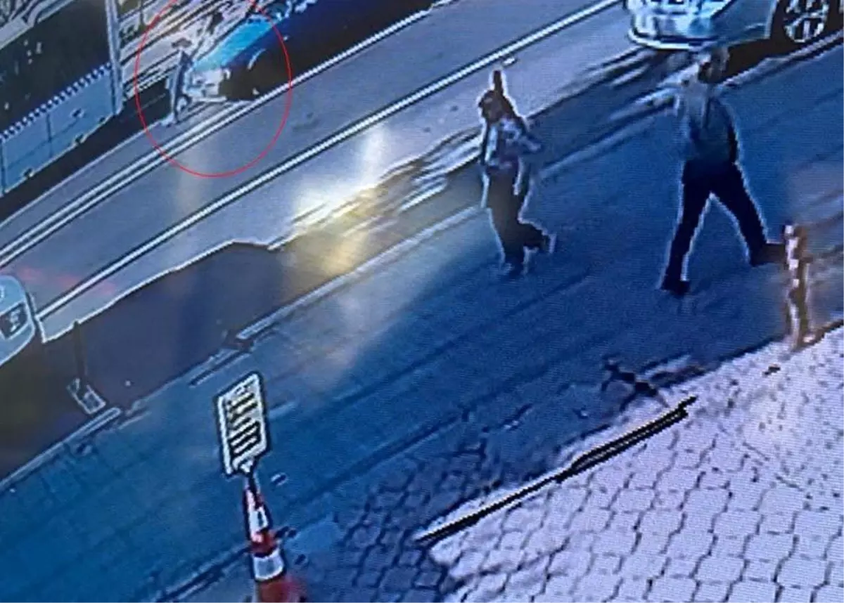 Tekirdağ'da Otomobil Yayaya Çarptı