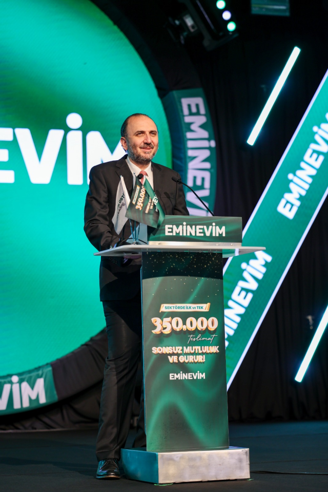 Eminevim'den 350 bin teslimatla yeni rekor Eminevim'den 350 bin teslimatla yeni rekor