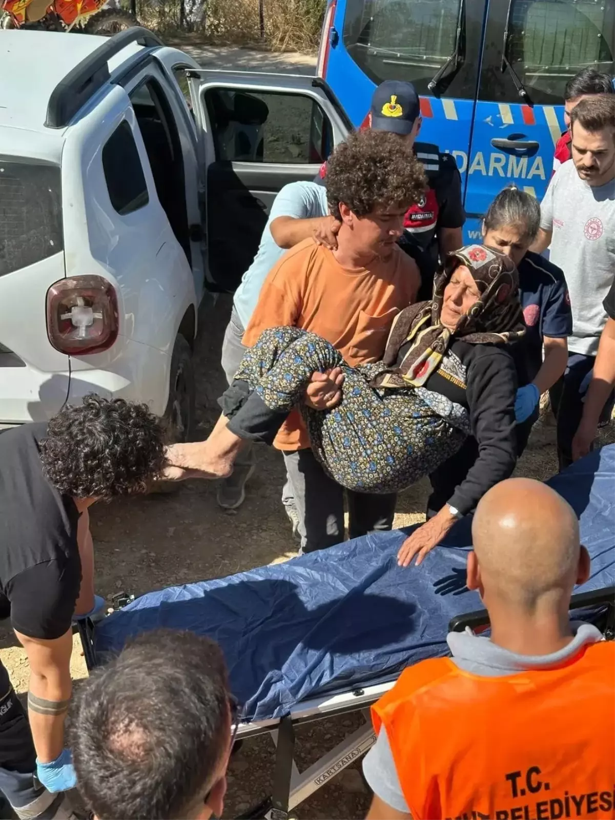 Mersin'de Kayıp Yaşlı Kadın Dronla Bulundu