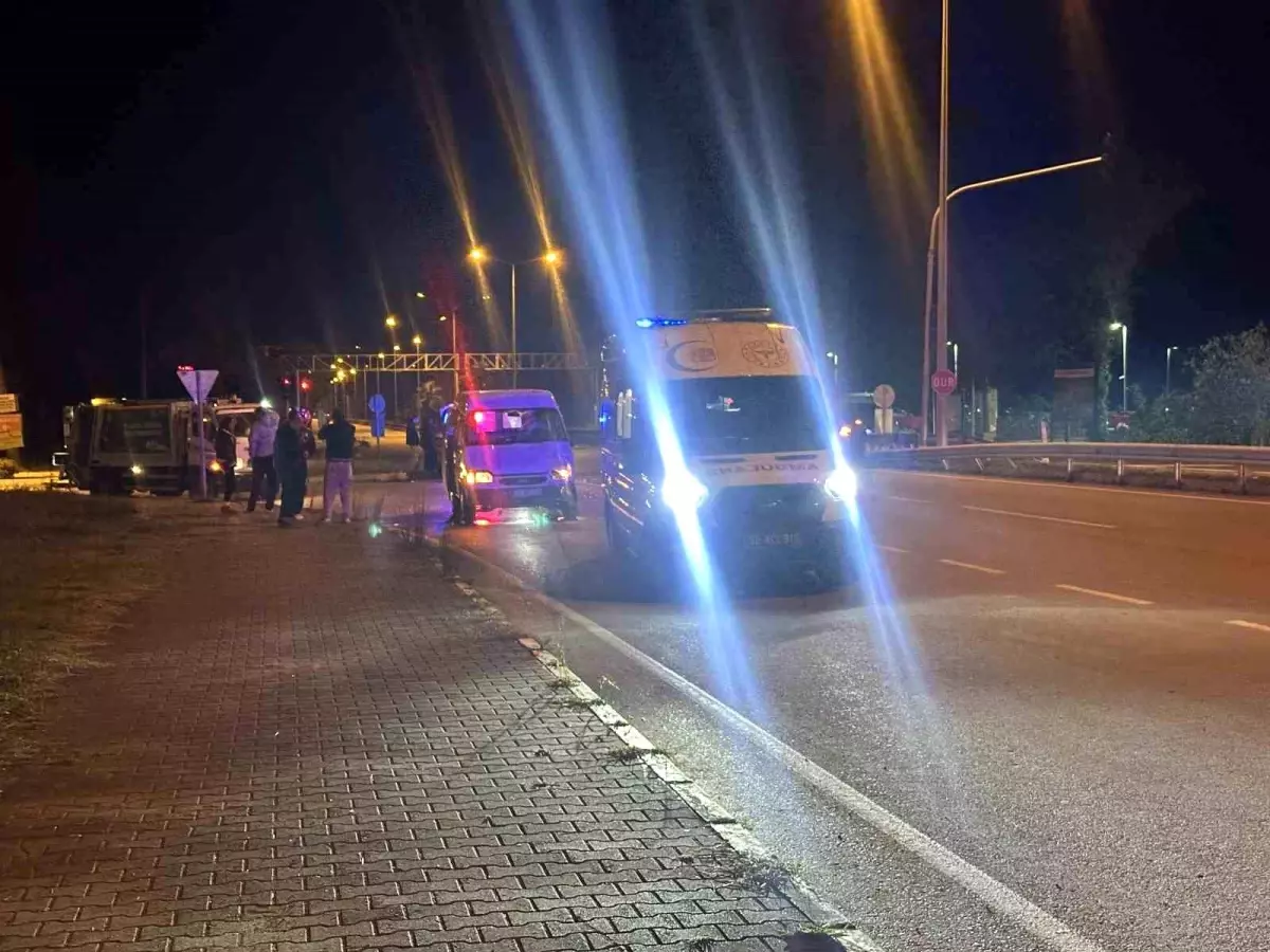 Ünye'de Trafik Kazası: 1 Yaralı