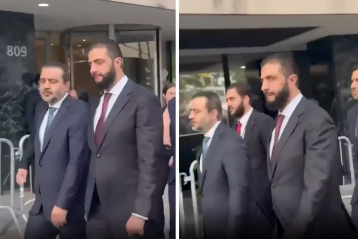 Suriye Cumhurbaşkanı Ahmed Şara, ABD sokaklarında görüntülendi